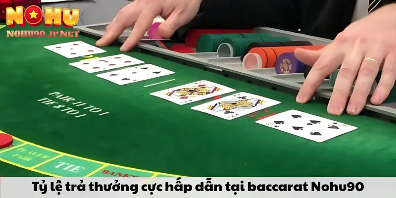 Tỷ lệ trả thưởng cực hấp dẫn tại baccarat Nohu90