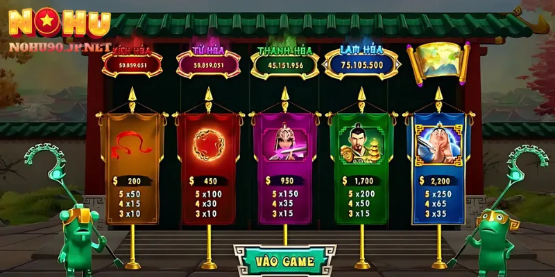 Người chơi trúng hũ vàng khổng lồ khi quay trúng biểu tượng Natra tại Nohu90