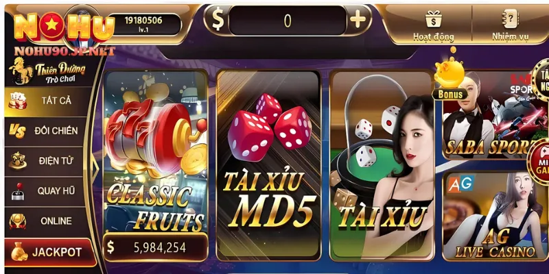 Người chơi đặt cược tài xỉu MD5 Nohu90 trực tiếp trên di động